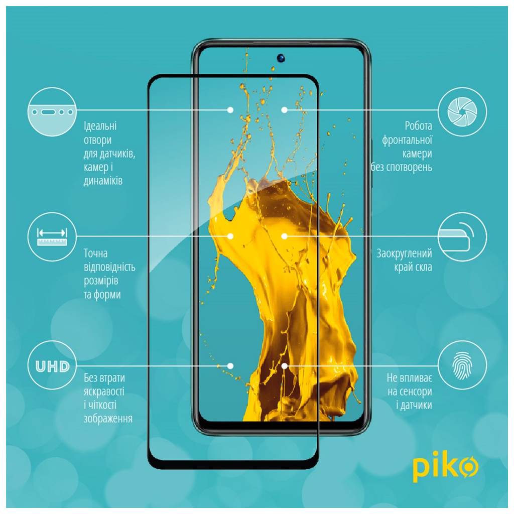 Скло захисне Piko Full Glue Infinix Hot 11s (1283126523939) - зображення 3
