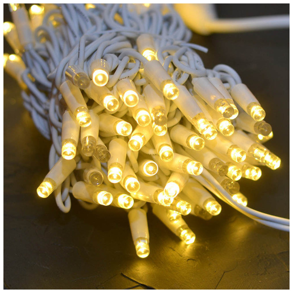 Гірлянда ColorWay 10м 100Led IP65 тепле біле світло (CW-GO-100L10WW) - зображення 3