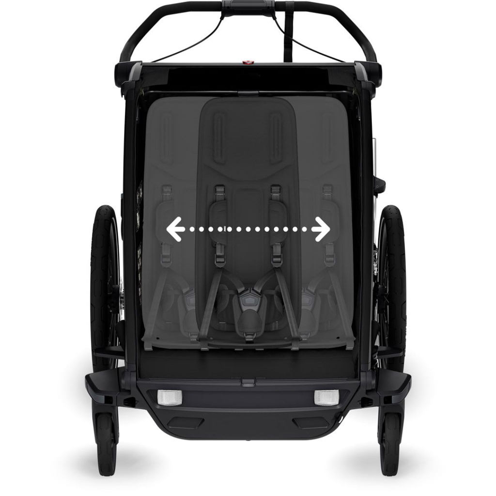 Коляска Thule Chariot Sport 2 Double (Black) (TH 10201031) - зображення 9