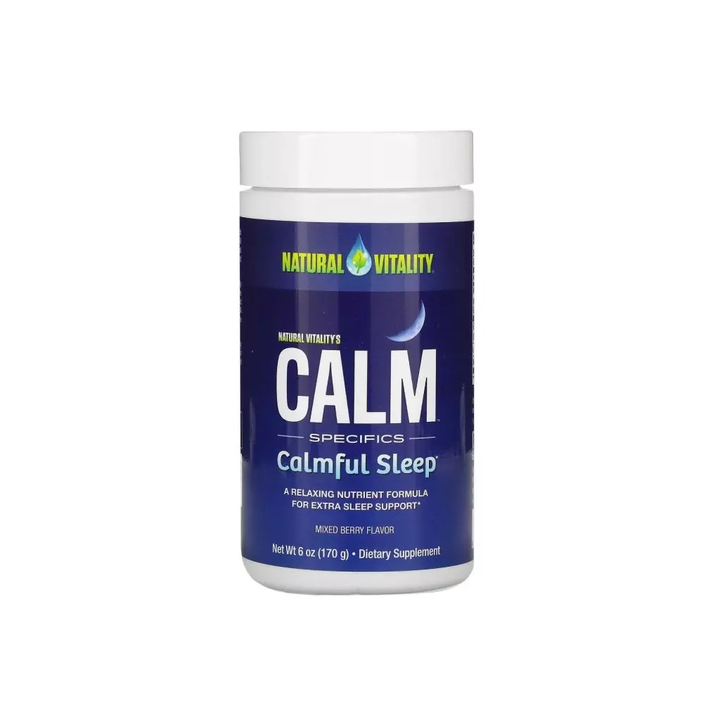 Мінерали Natural Vitality Напій для спокійного сну, смак ягід, Calm Specifics, Calmful Sleep (PTG-00226) - зображення 2