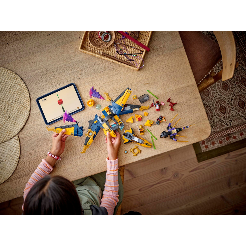 Конструктор LEGO Ninjago Суперштормовий реактивний літак Рас та Арін (71833) - зображення 10