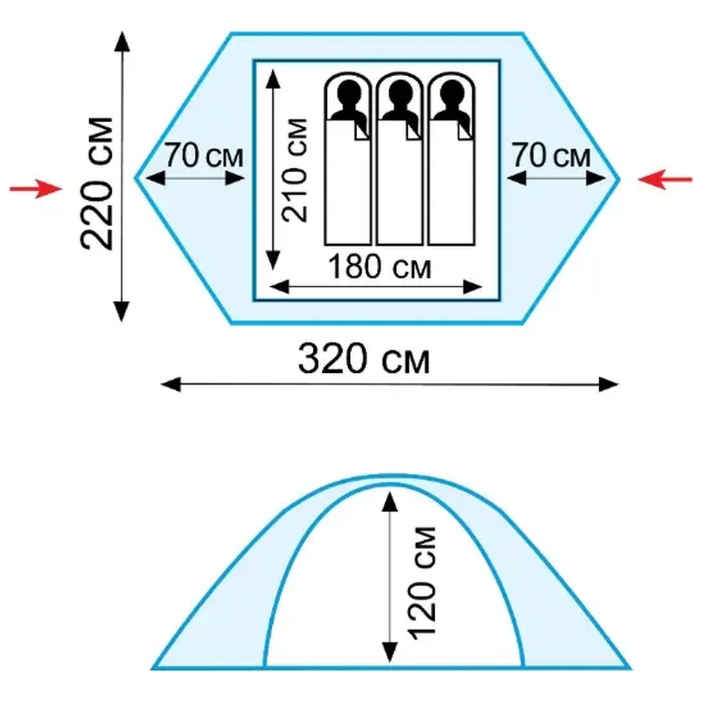 Намет Tramp Scout 3 (v2) (TRT-056) - зображення 12