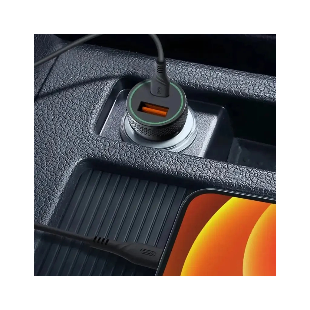 Зарядний пристрій XO 1xUSB QC3.0 + 1xUSB-C PD18W black (CC33-BK) - зображення 8