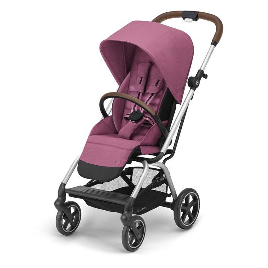 Коляска Cybex Eezy S Twist+ 2 SLV B Magnolia Pink purple (з бампером) (521001775) - зображення 1