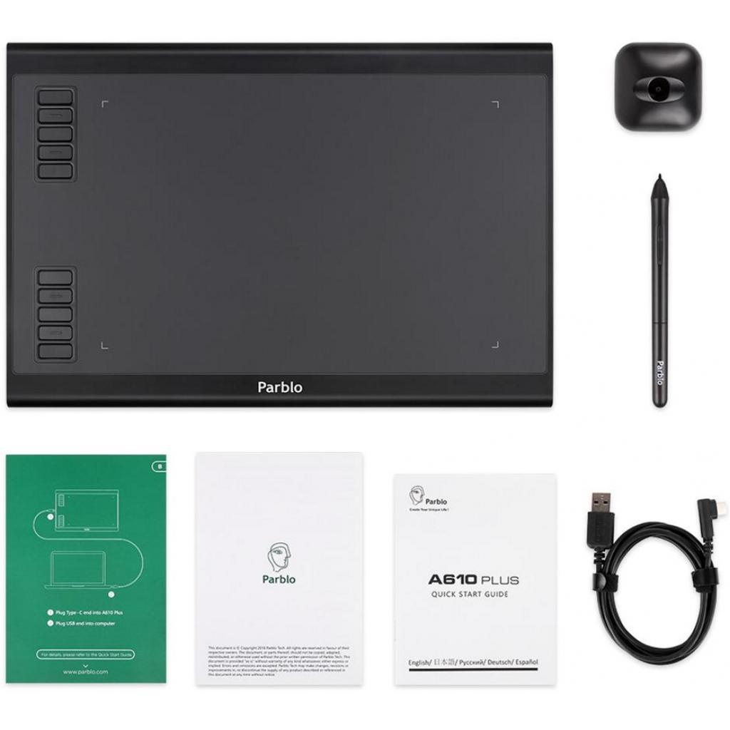 Графічний планшет Parblo A610 Plus - зображення 9