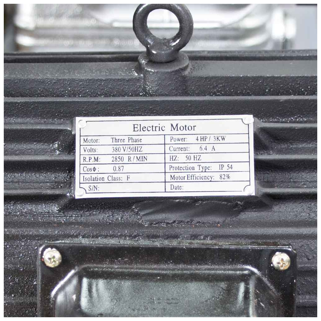 Компресор Sigma ремінний трициліндровий 380В 3кВт 610л/хв 10бар 135л (7044711) - зображення 7