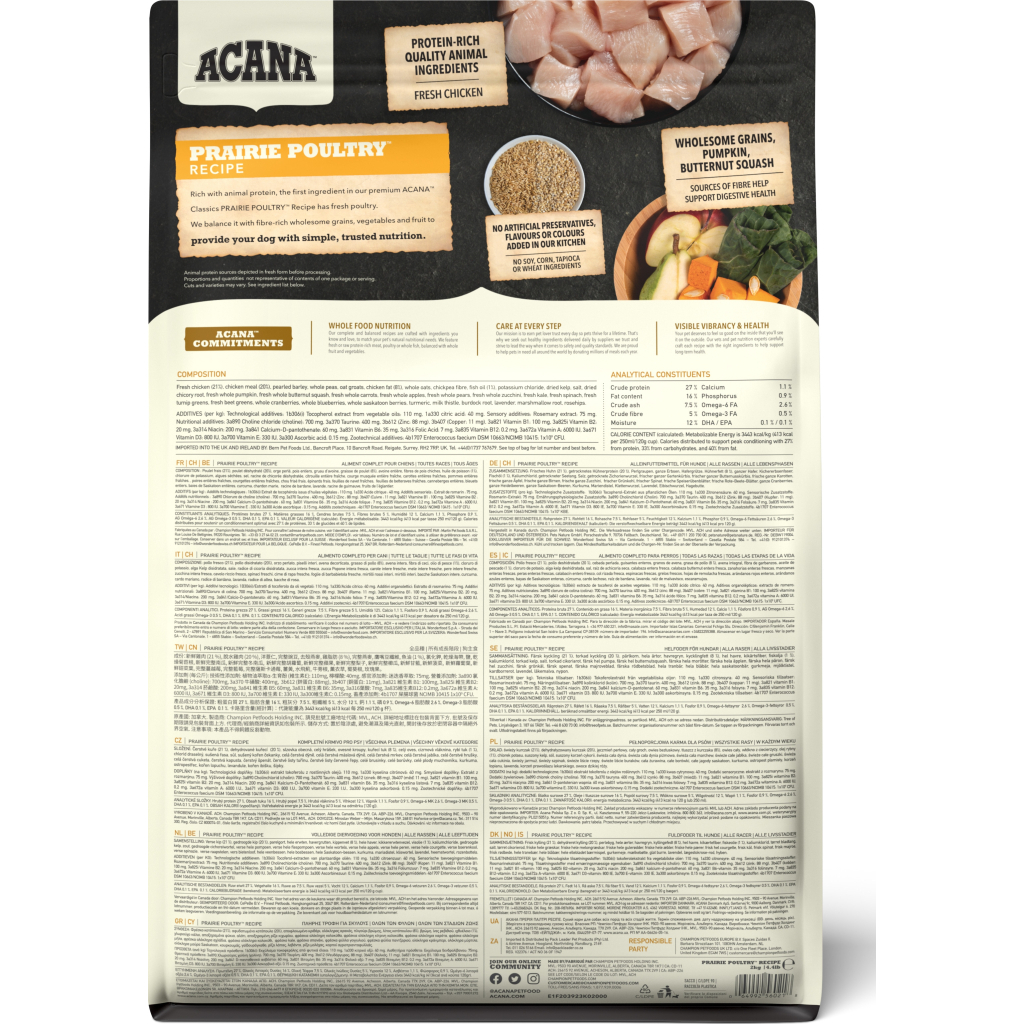 Сухий корм для собак ACANA Prairie Poultry 2 кг (0064992560218) - зображення 2