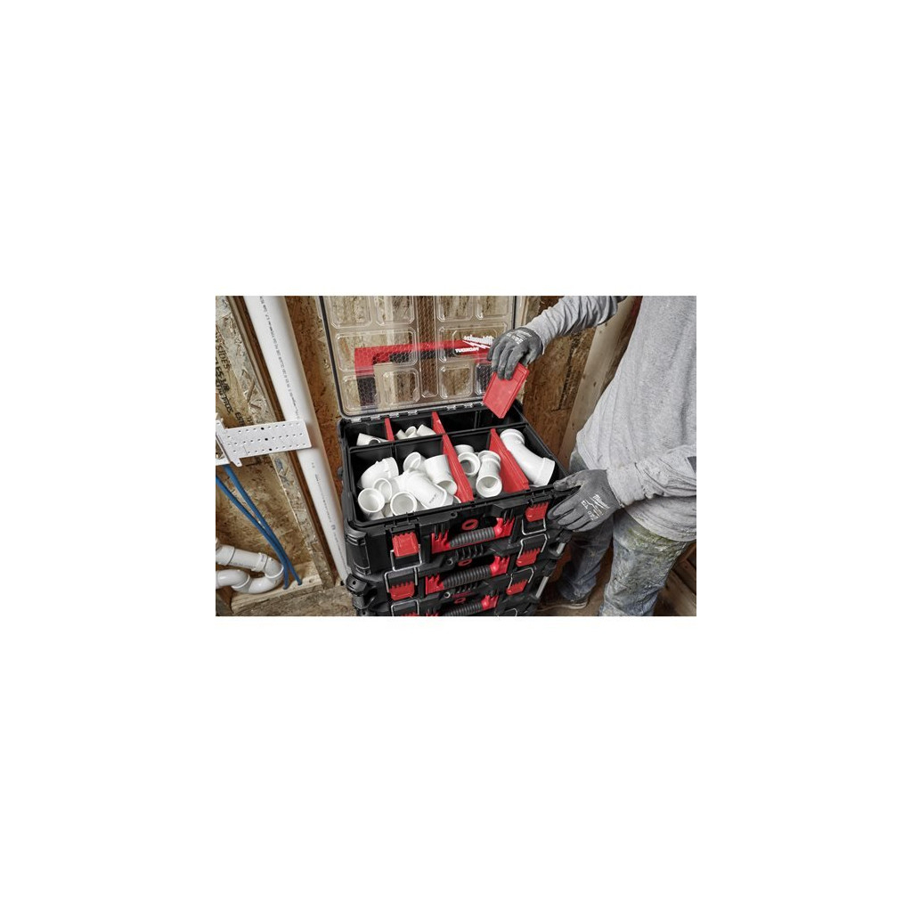 Ящик для інструментів Milwaukee органайзер глибокий PACKOUT 507x386x170 (4932478625) - зображення 8