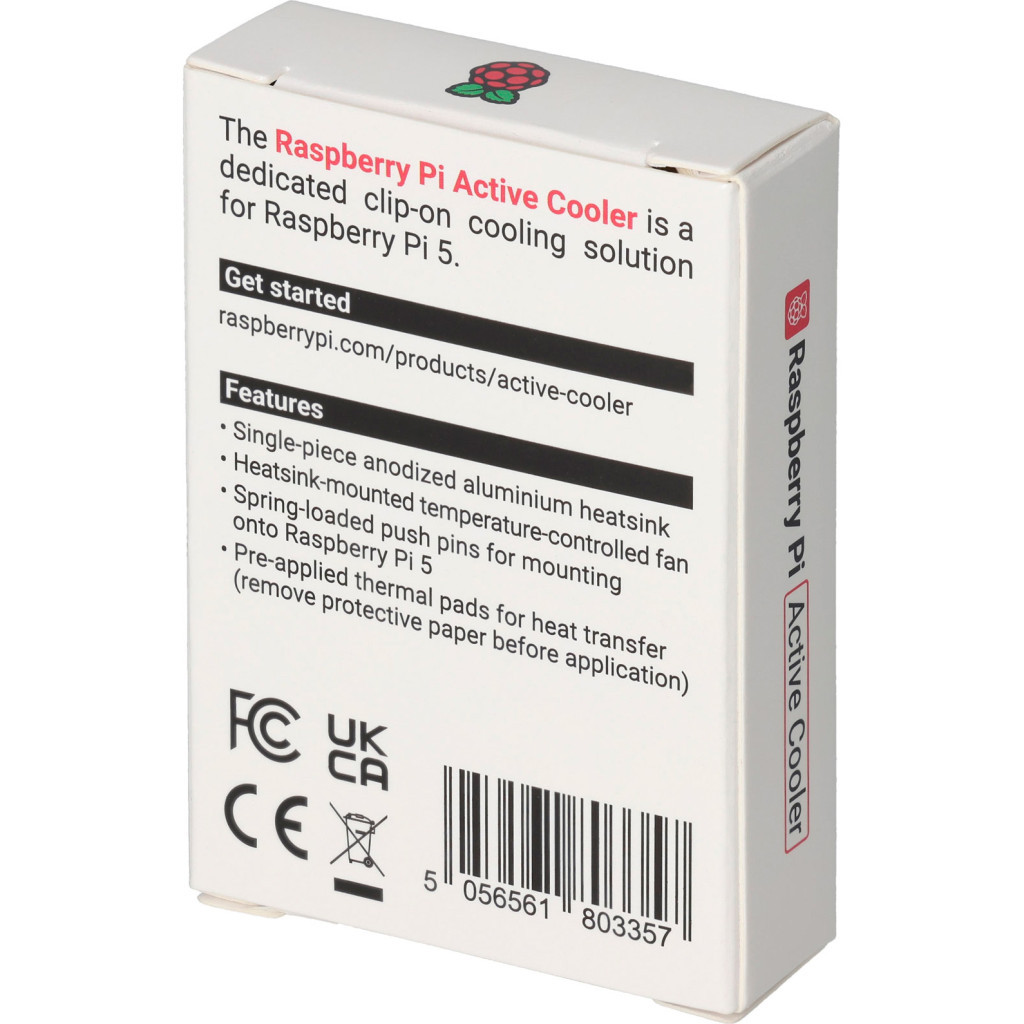Радіатор охолодження для Мікро ПК Raspberry Pi with fan for Raspberry Pi 5 (SC1148/OFI118) - зображення 6