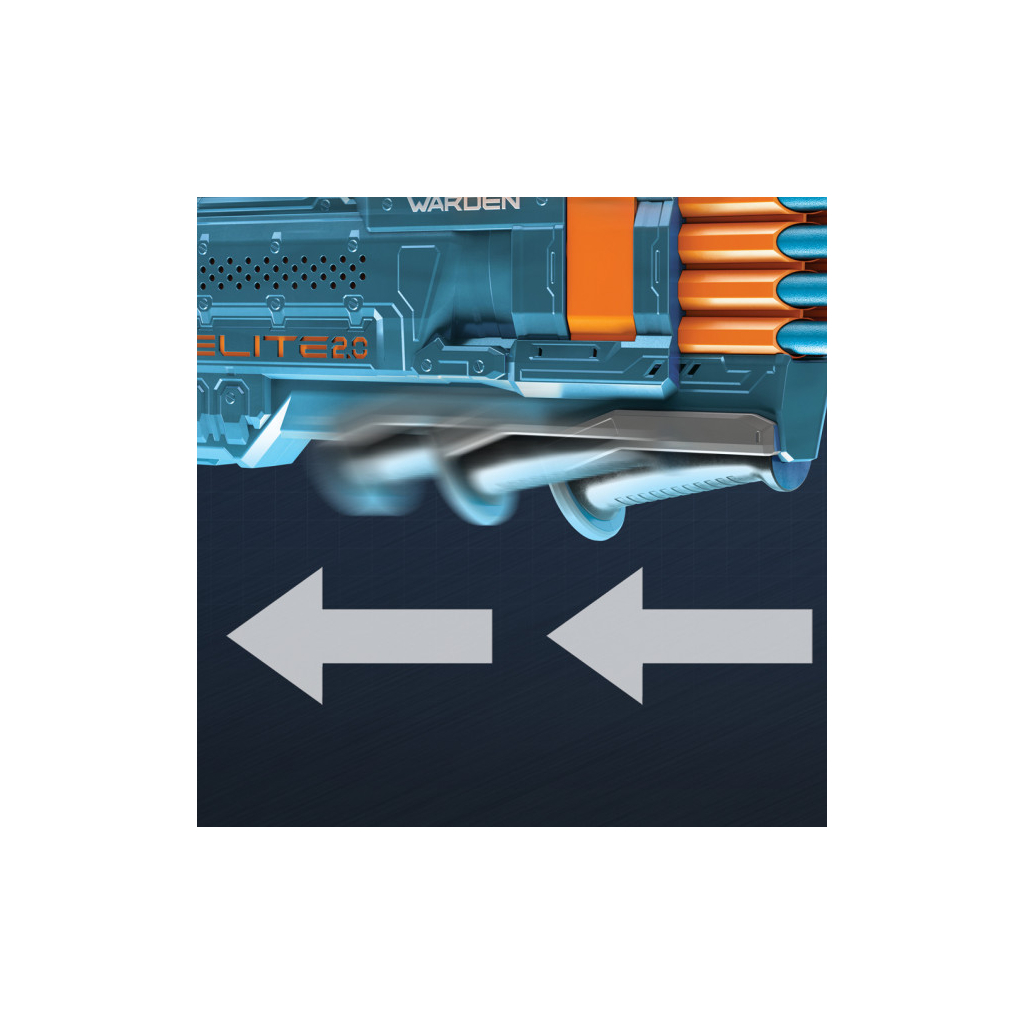 Іграшкова зброя Hasbro Nerf Elite 2.0 Warden DB-8 (E9959) - зображення 6