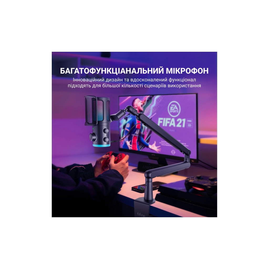 Мікрофон Fifine TAM6 Black (TAM6) - picture 6