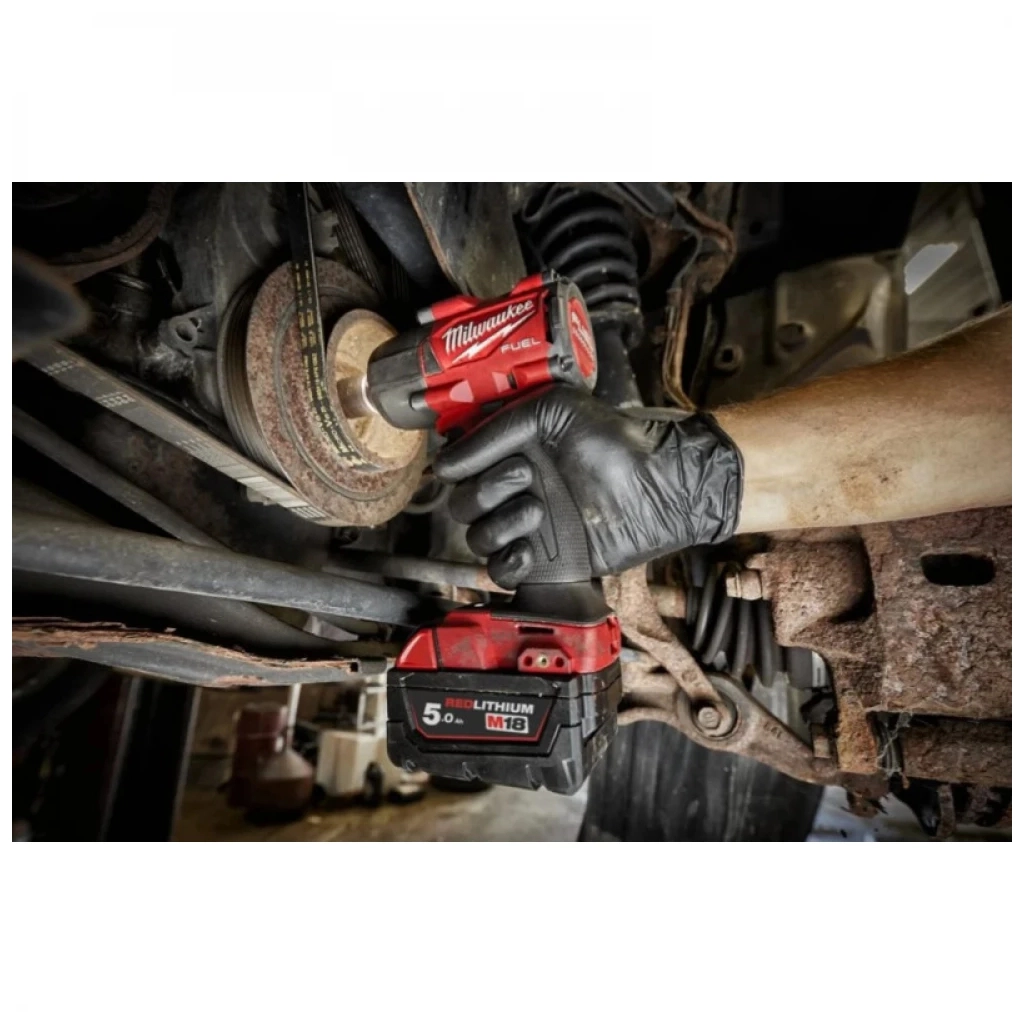 Гайковерт Milwaukee імпульсний 1/2"881 Нм з фрикційним кільцем M18 FMTIW2F12-502X (4933478450) - изображение 7