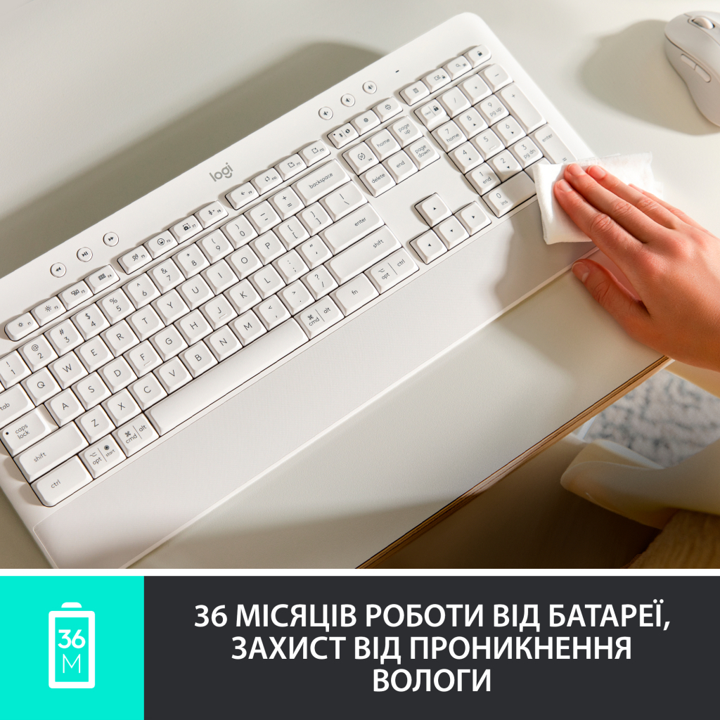 Клавіатура Logitech Signature K650 USB/Bluetooth UA Graphite (920-010945) - зображення 7
