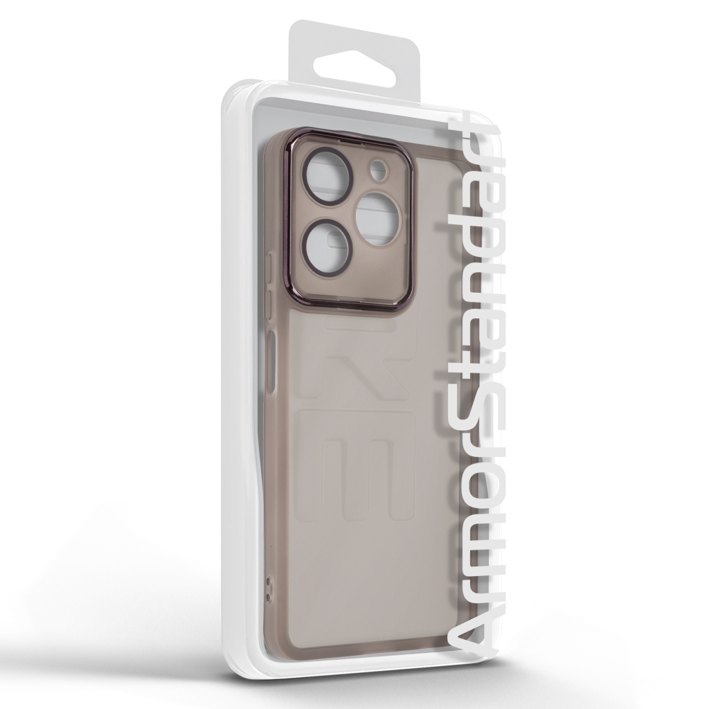 Чохол до мобільного телефона Armorstandart Shade Realme Note 70 4G Black (ARM88826) - зображення 3