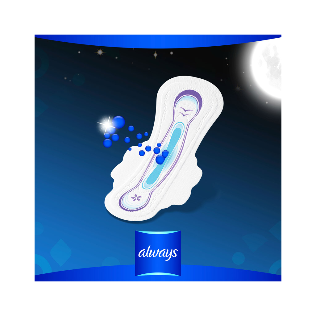 Гігієнічні прокладки Always Ultra Night Deo 12 шт (4015400612377) - зображення 7