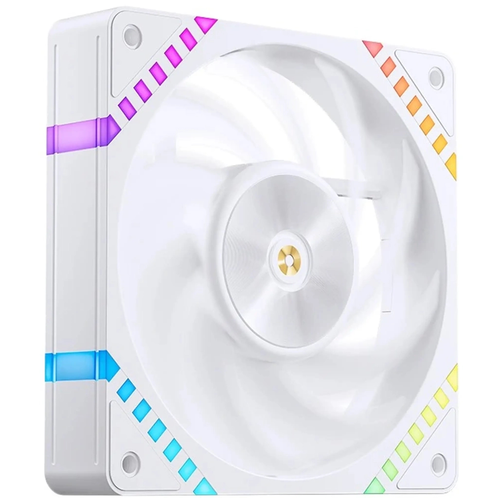 Кулер до корпусу JONSBO HF2-120W ARGB White - зображення 1