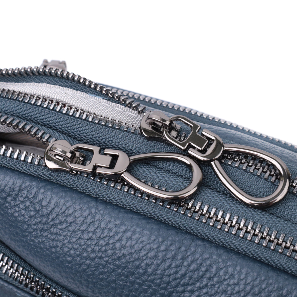 Сумка Vintage З натуральної шкіри Синя (22600) - зображення 8