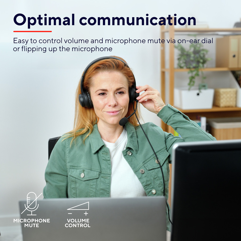 Навушники Trust Ayda PC 3.5mm Black (25087) - зображення 7