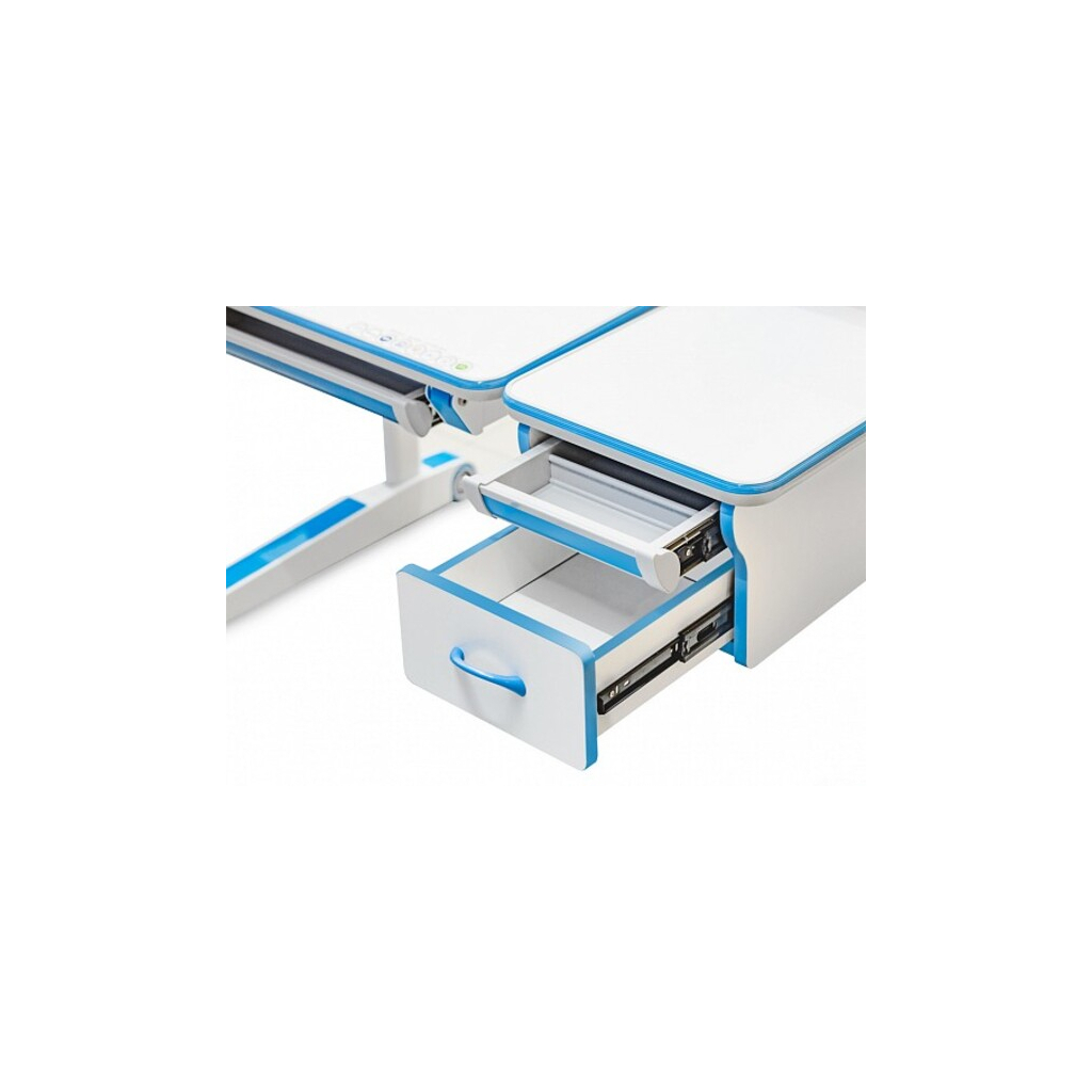 Парта Mealux Sherwood Energy стільниця біла/накладки на ніжках сір (BD-830 W/G Energy) - зображення 5