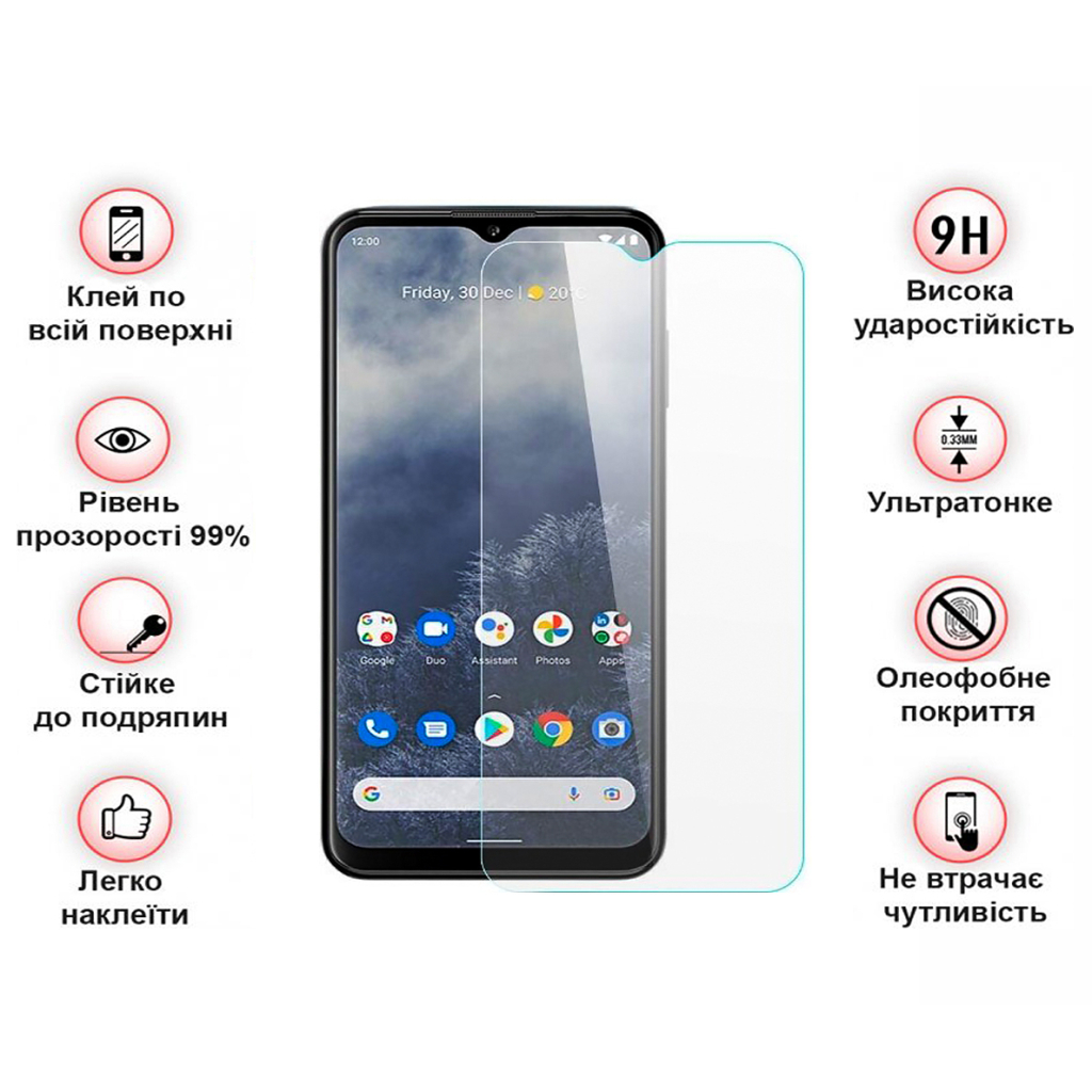 Скло захисне BeCover Nokia G60 5G 3D Crystal Clear Glass (708547) - зображення 4
