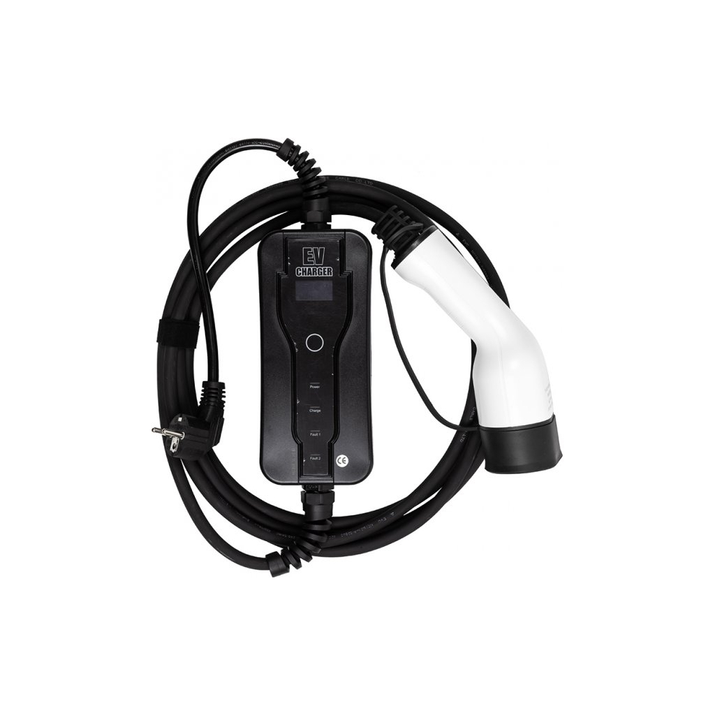 Зарядний пристрій для електромобіля HiSmart Type 2 - Schuko (220V), 16A, 3.6кВт, 1-фазное, 5м (EV200696) - picture 2