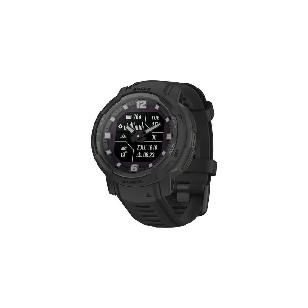 Смарт-годинник Garmin Instinct Crossover Solar, Tactical Edition, Black, GPS (010-02730-00) - зображення 1
