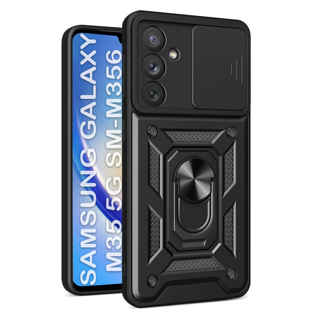 Чохол до мобільного телефона BeCover Military Samsung Galaxy M35 5G SM-M356 Black (711541) - зображення 1