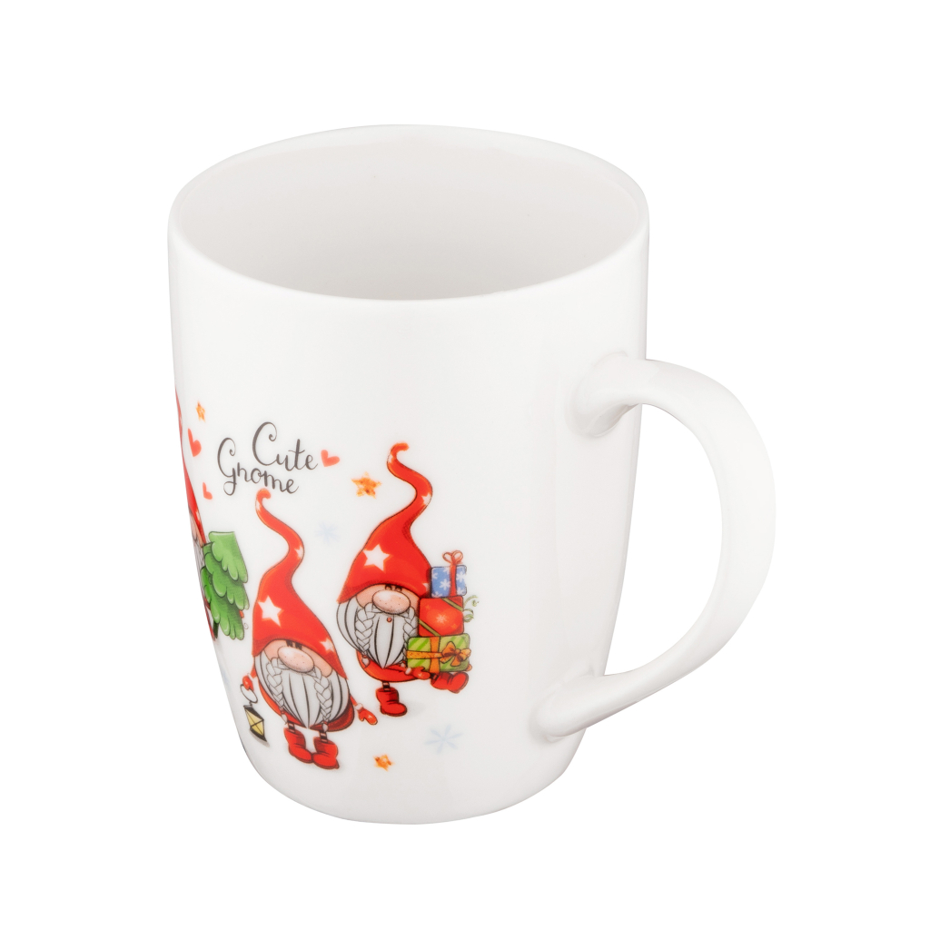 Чашка Ardesto Christmas Gnomes, 350мл, порцеляна (AR3066) - зображення 5