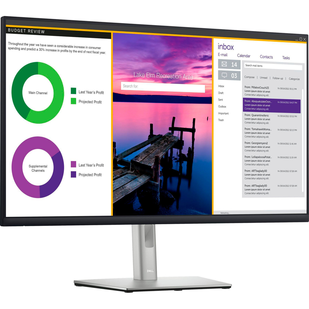 Монітор Dell P3223QE (210-BEQZ-EC) - зображення 3