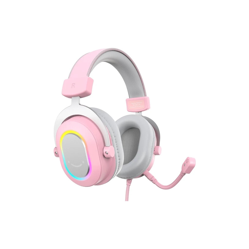 Навушники Fifine H6 RGB 7.1 Pink (H6P) - зображення 3