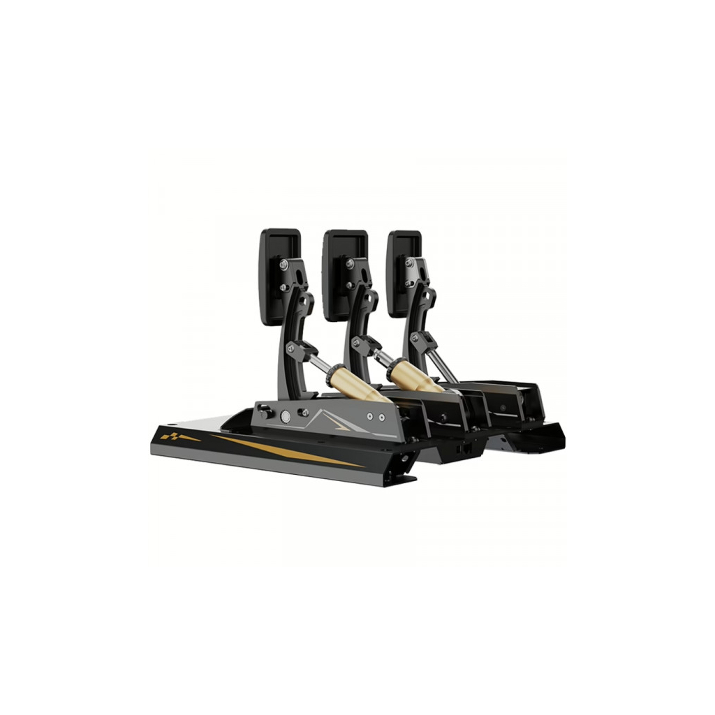 Педалі ігрові MOZA Racing CRP2USB тензодатчик 200 кг карбонова підставка Black (RS066_Moza) - зображення 3