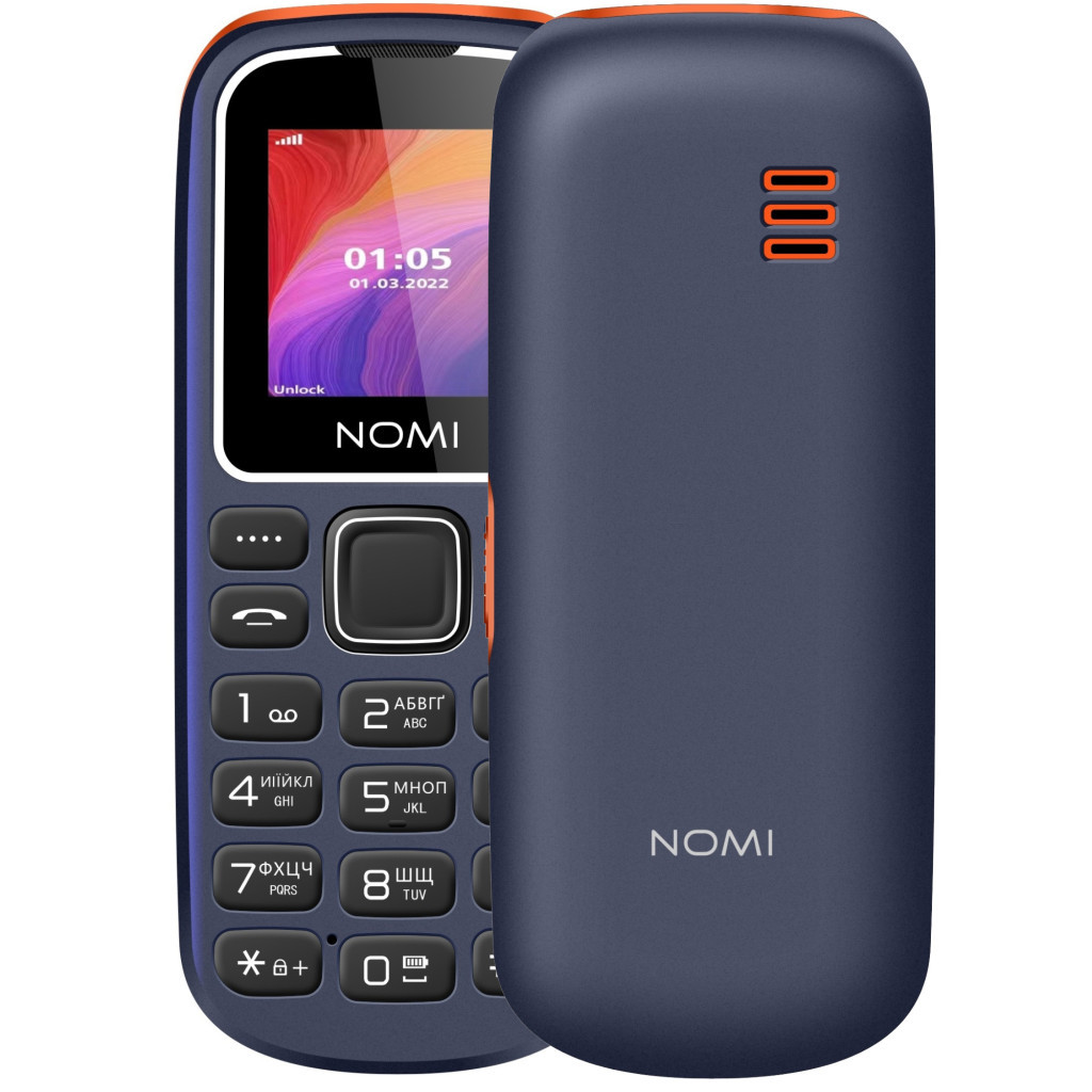 Мобільний телефон Nomi i1441 Blue - зображення 1