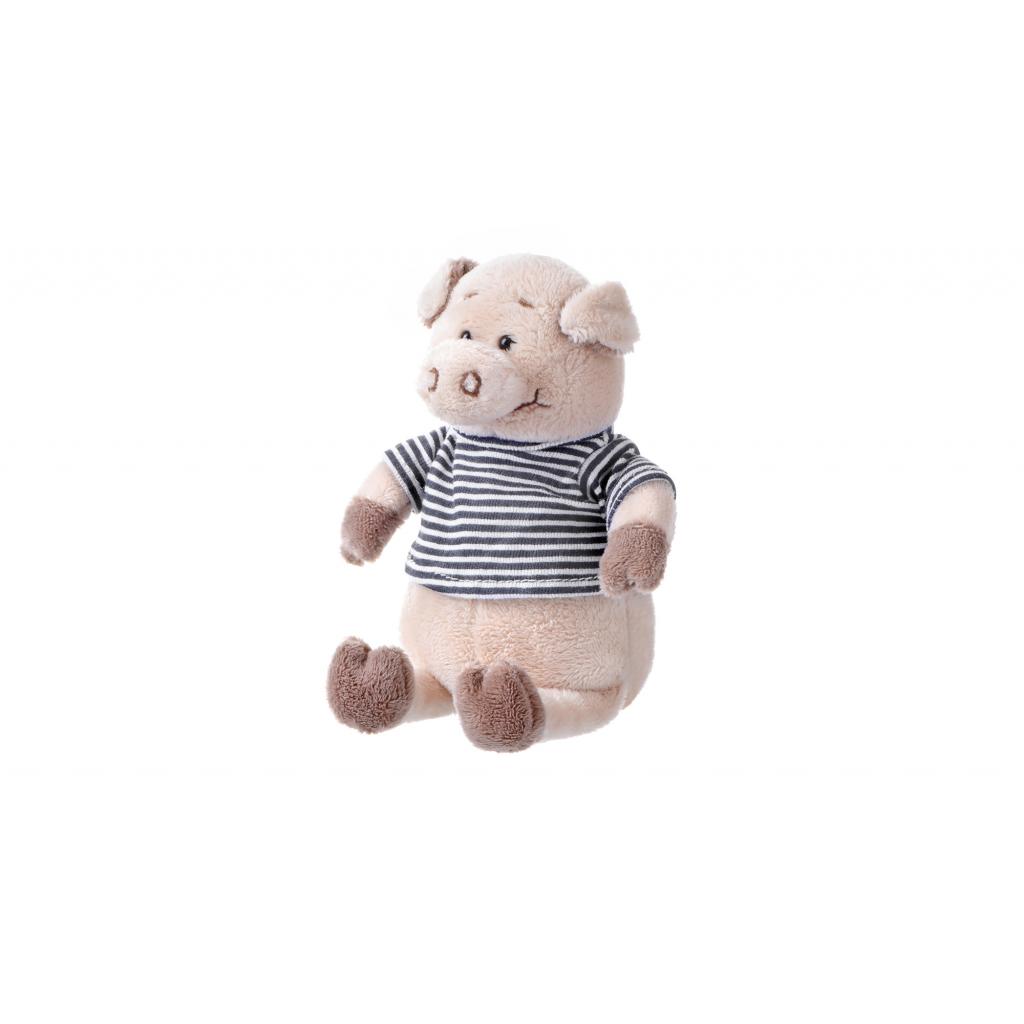 М'яка іграшка Same Toy Порося в сорочці чорний 18 см (THT716) - зображення 1