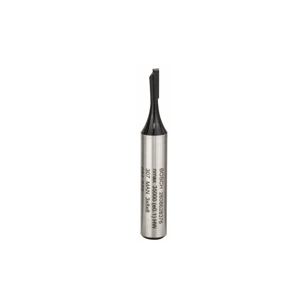 Фреза Bosch Professional пазова з одним лезом, Std, S8, D3, L8 (2.608.628.376) - зображення 2