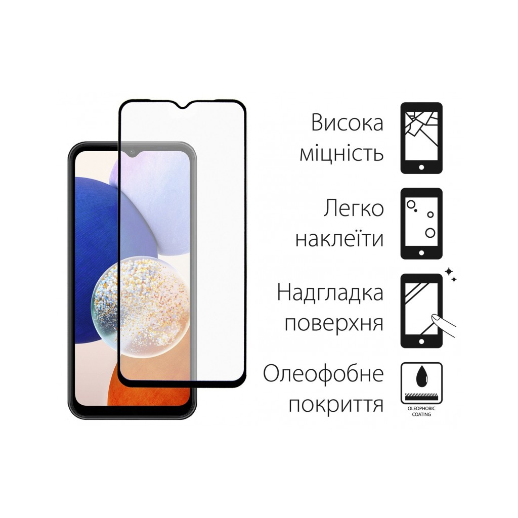 Скло захисне Dengos Samsung Galaxy A14/M14 2шт. (DG-TG2P-21) - зображення 2