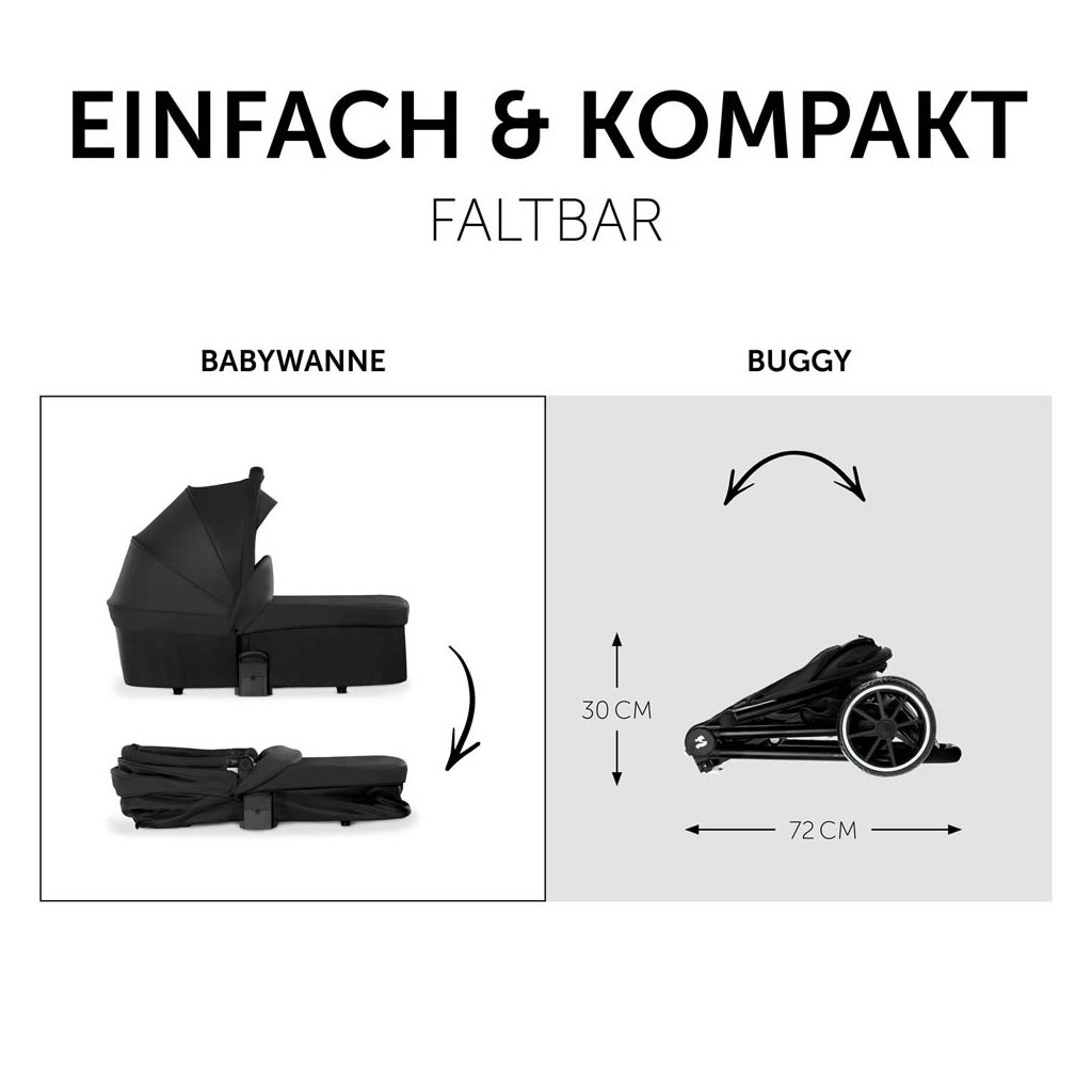 Коляска Hauck 2 в 1 Move So Simply (Black) (16716-8) - зображення 10