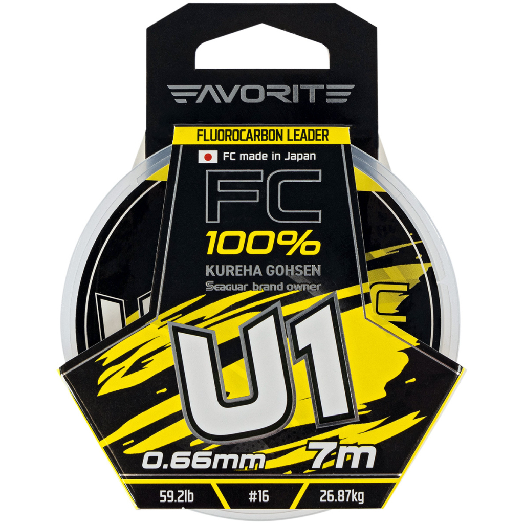 Флюорокарбон Favorite U1 FC 7m 16/0.66mm 59.2lb/26.87kg (1693.11.91) - зображення 2