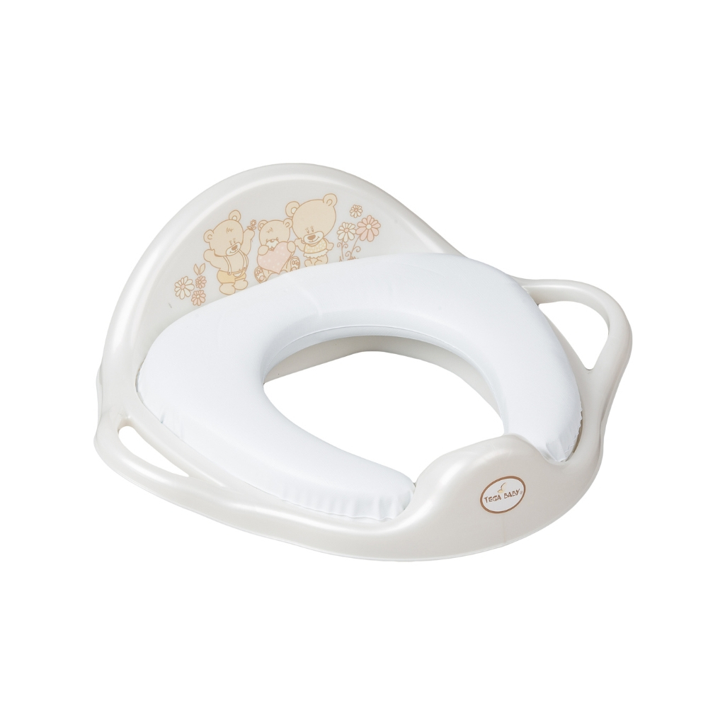 Накладка на унітаз Tega Baby Teddy Bear white pearl (MS-020-118) - зображення 1