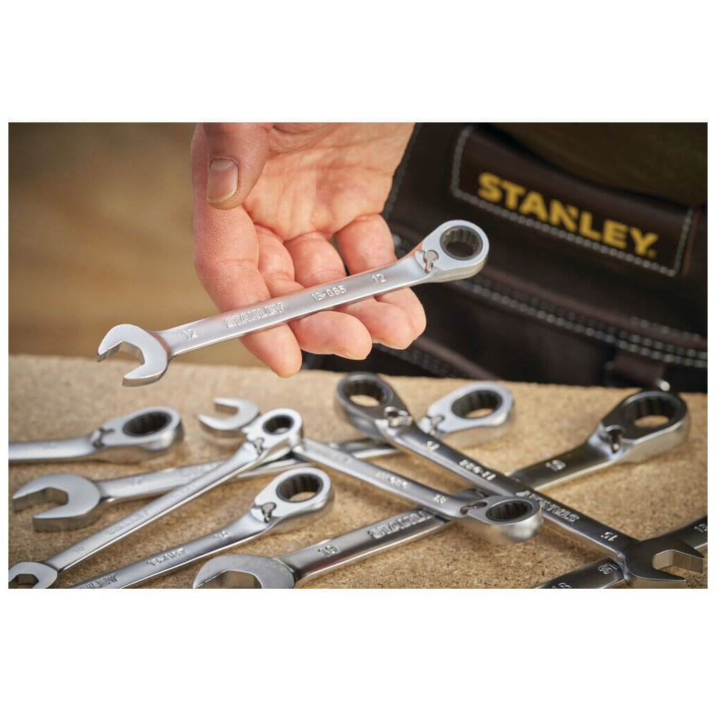 Ключ Stanley FATMAX 19 мм, з храповим механізмом (FMMT13096-0) - зображення 4