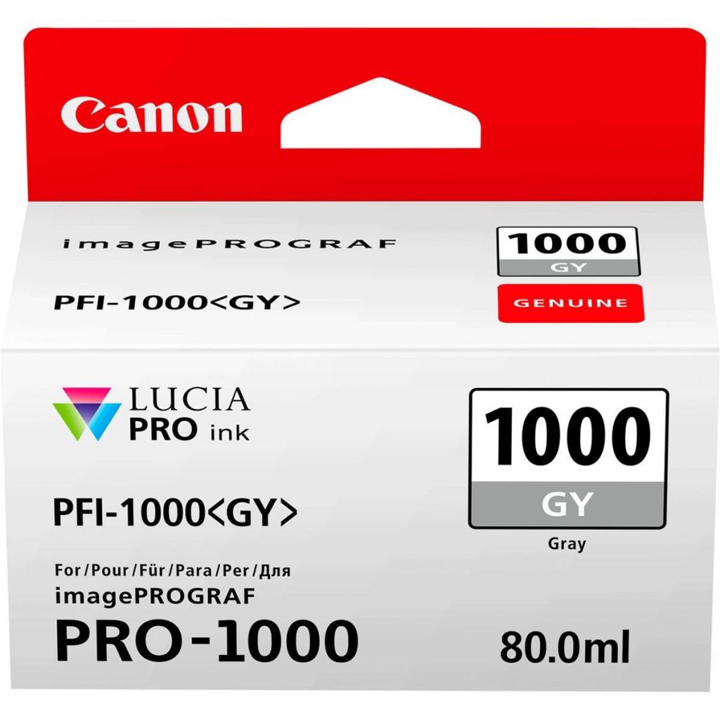 Картридж Canon PFI-1000G (Grey) (0552C001) - зображення 1