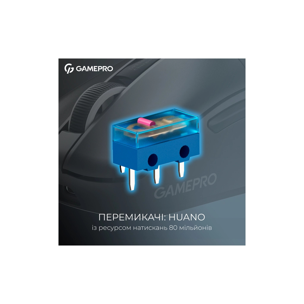 Мишка GamePro Asgard Thor Wireless/Bluetooth/USB Black (GM023B) - изображение 9