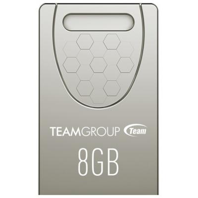 USB флеш накопичувач Team 8GB C156 Silver USB 2.0 (TC1568GS01) - зображення 1