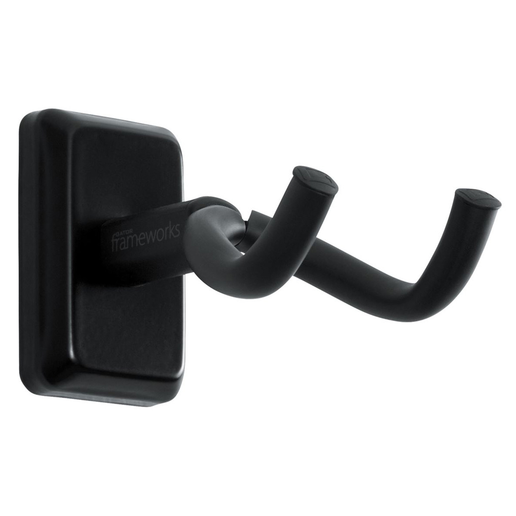 Тримач для гітари Gator Frameworks Wall Mount Guitar Hanger Black (GFW-GTR-HNGRBLK) - зображення 1