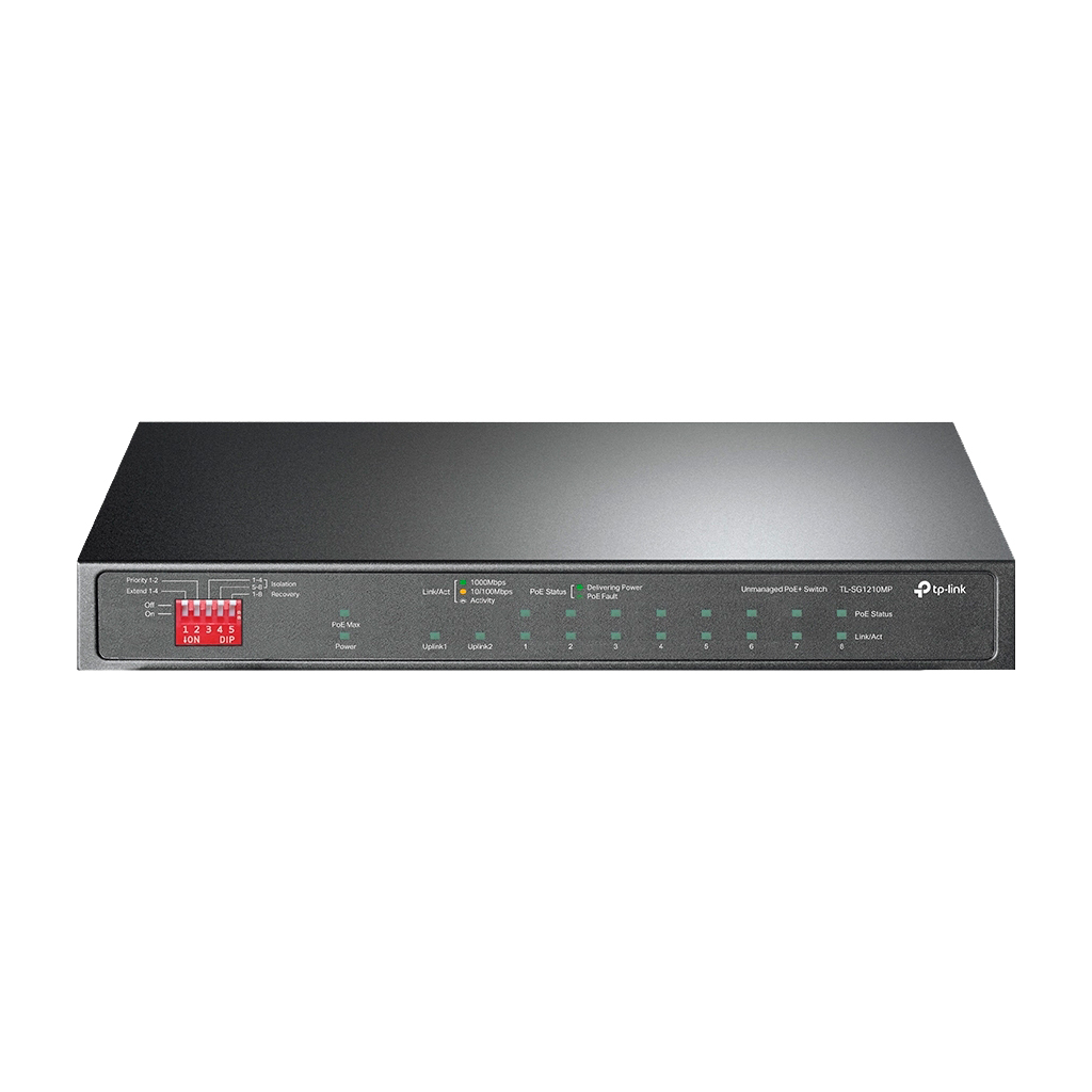 Комутатор мережевий TP-Link TL-SG1210MP - зображення 1