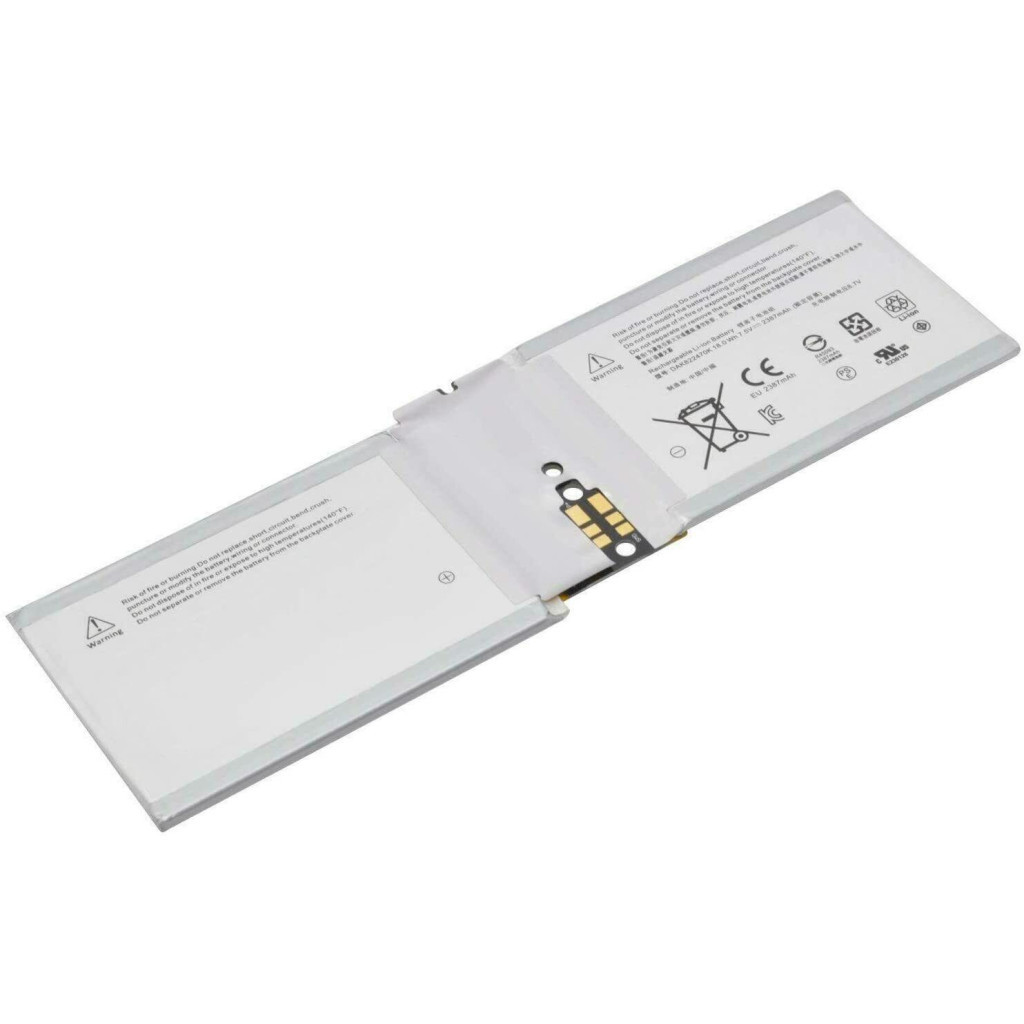 Акумулятор до ноутбука Microsoft Surface Book 1st Gen (Model 1703) G3HTA020H (екр. бл.), 2387mAh (18Wh), 2cell, 7.5V, Li-ion (A47875) - зображення 3
