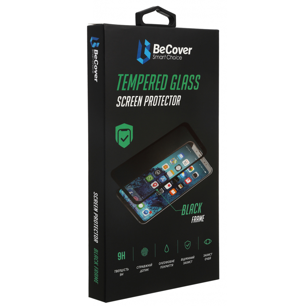 Скло захисне BeCover Samsung Galaxy A22 SM-A225 Black (706609) - зображення 1