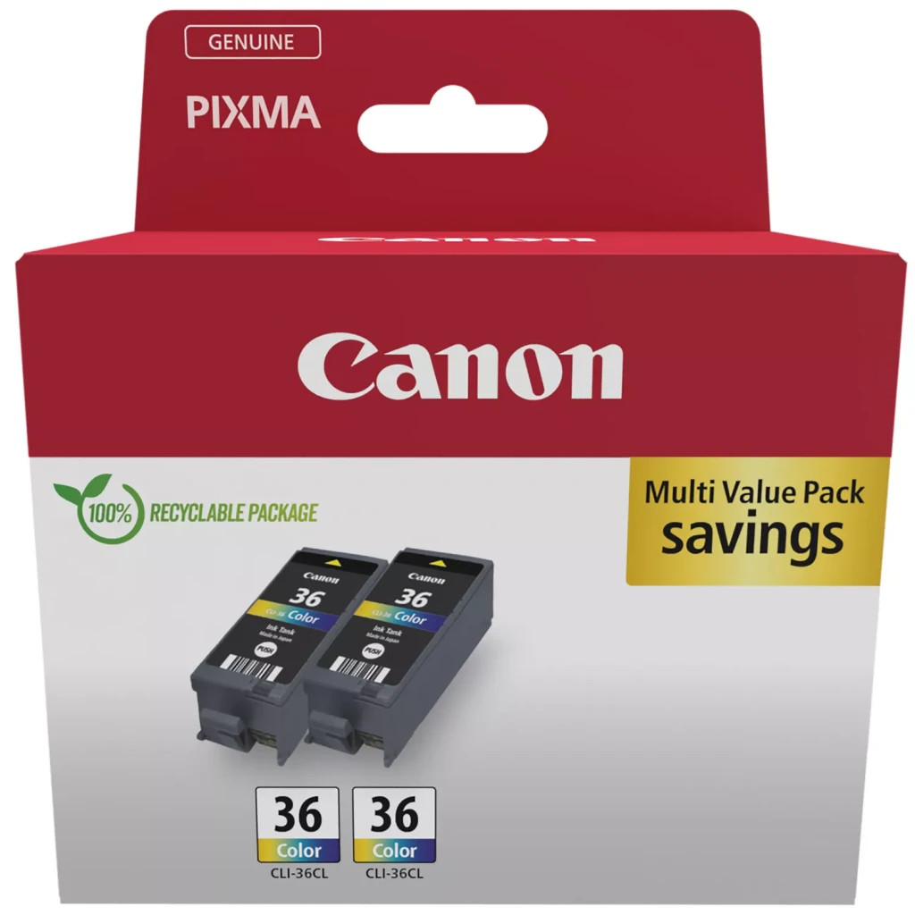 Картридж Canon CLI-36 color TWIN-pack (1511B025) - зображення 2