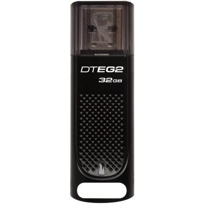 USB флеш накопичувач Kingston 32GB DataTraveler Elite G2 Metal Black USB 3.1 (DTEG2/32GB) - зображення 1