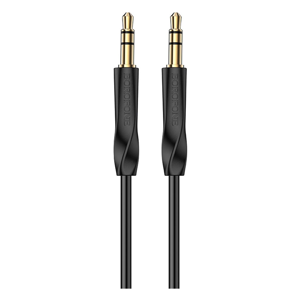 Кабель мультимедійний 3.5mm M to 3.5mm M black BOROFONE (6974443389166) - изображение 2