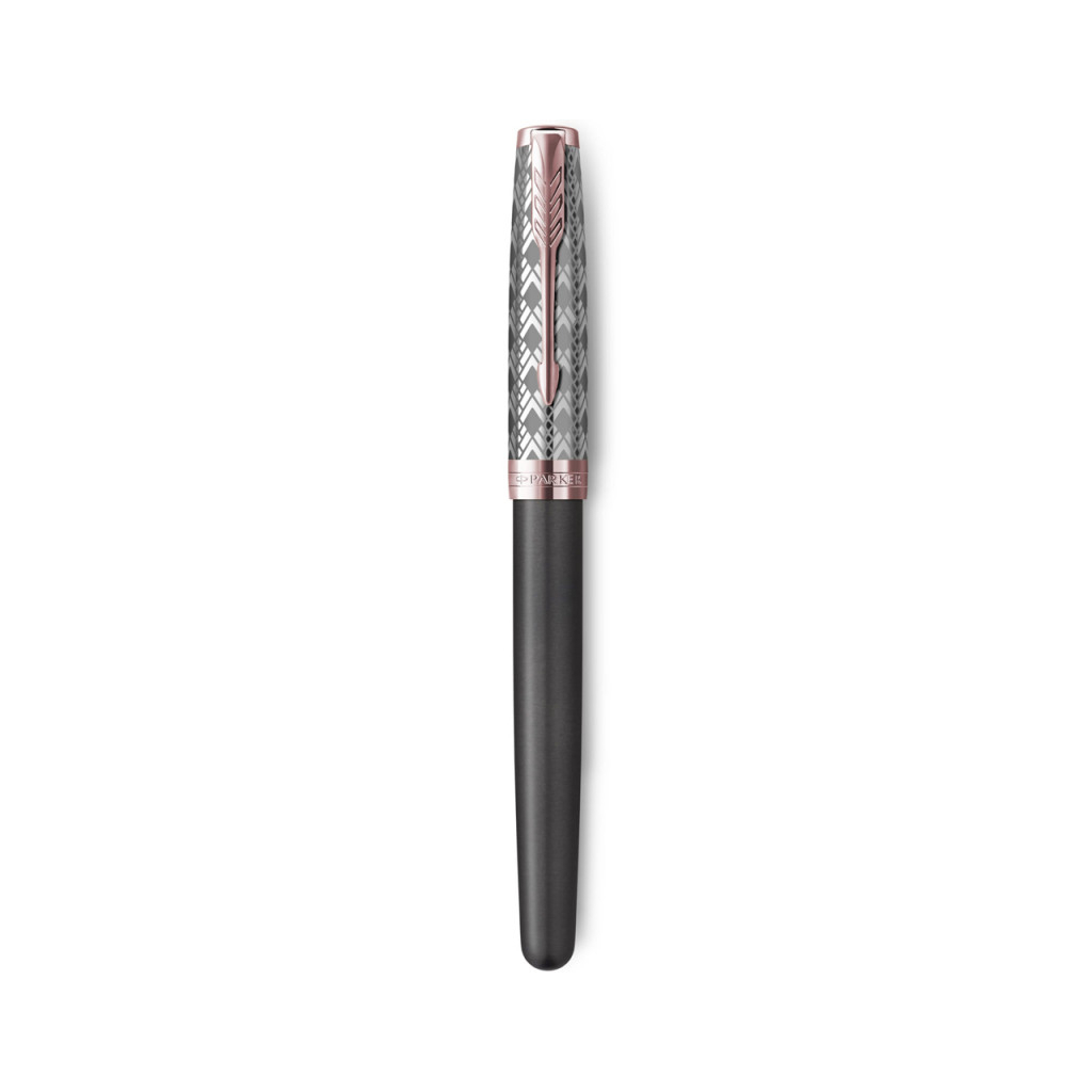 Ручка пір'яна Parker SONNET 17 Metal Grey Lacquer PGT  FP18 F (68 211) - зображення 2